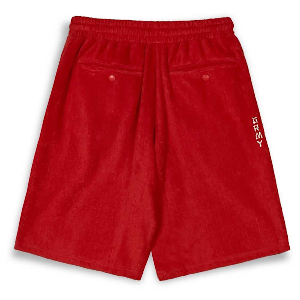 Grimey Lucky Dragon Terry Towelling Baggy Sportshorts Röd XL Man