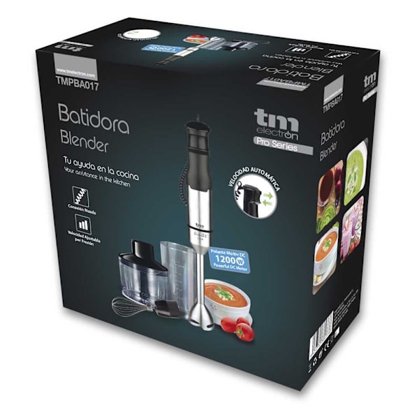 Tm Electron Håndmixer Tmpba017 1200w Transparent One Size / EU Plug