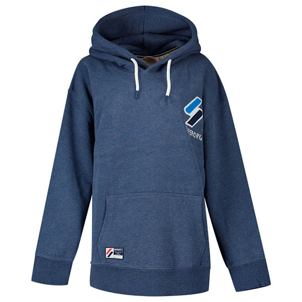 Superdry Hættetrøje Code Apq Oversized Blå XS-S Kvinde