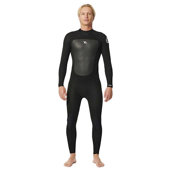 Rip Curl Langærmet Neoprendragt Med Lynlås Bagpå Omega 3/2 Mm Gb Steamer Sort MS