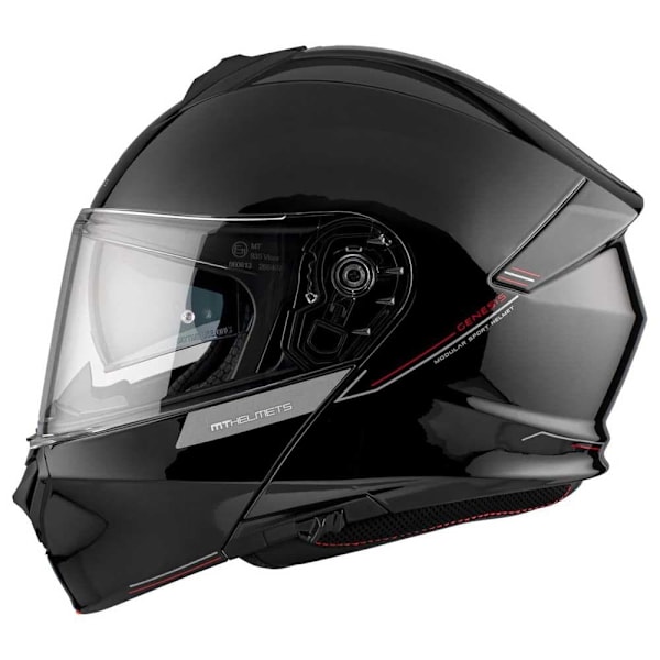 Mt Helmets Genesis Sv Modulær Hjelm Sort XL