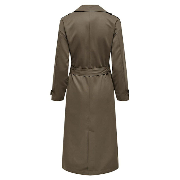 Only Frakke Line X Long Brun XL Kvinde