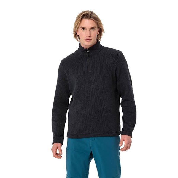 Vaude Tesero Ii Fleece Med Halv Dragkedja Svart S Man