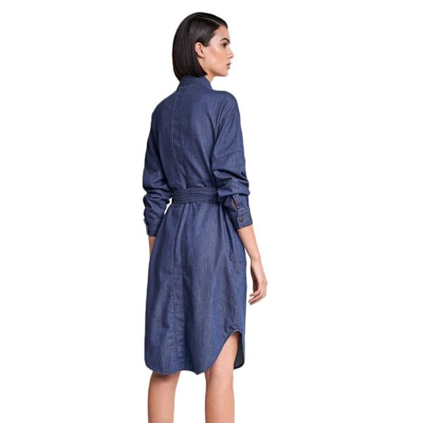Salsa Jeans Kort Klänning Denim Blå M Kvinna