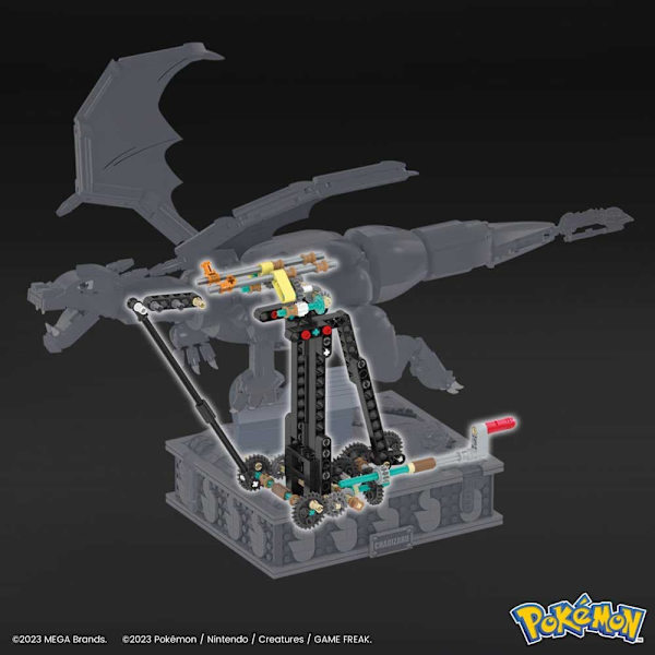 Mega Construx Rör På Sig Pokémon Charizard Orange