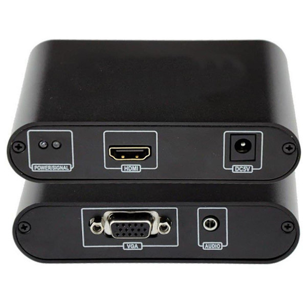 Nanocable Till Hdmi-adapter Vga+jack3.5 Svart