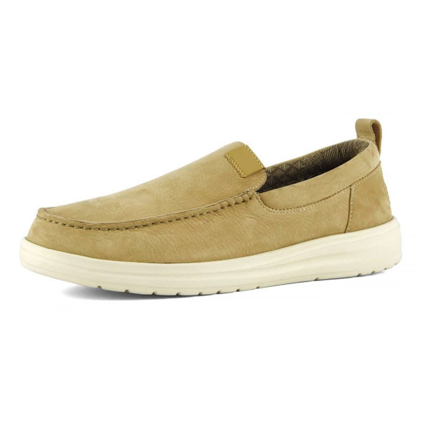 Hey Dude Wally Grip Moc Craft Leather Skor Brun EU 45 Man