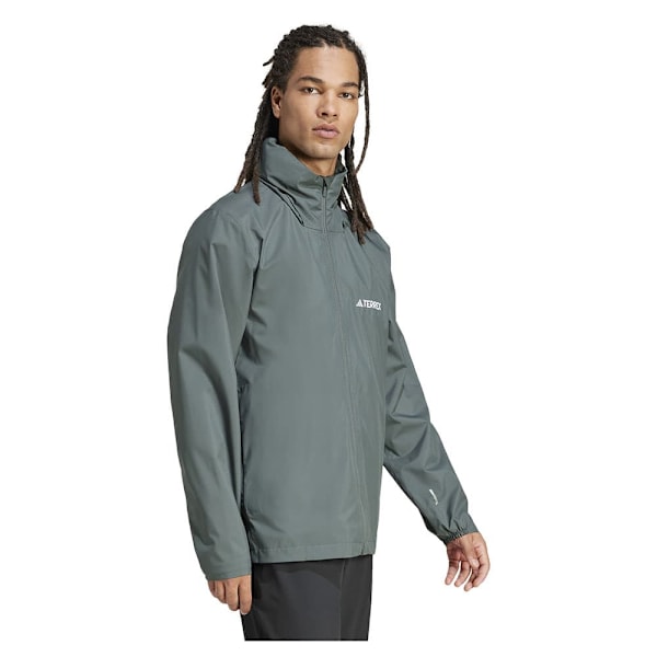 Adidas Multi Essentials 2l Rain Jakke Grå M Mand