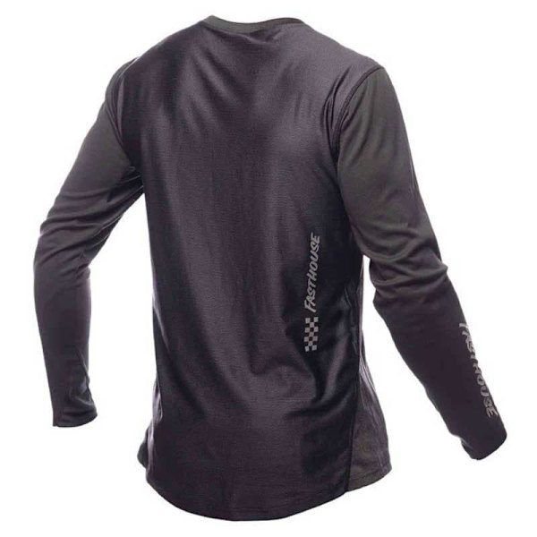 Fasthouse Mesa T-shirt Med Lång ärm Grå M Man