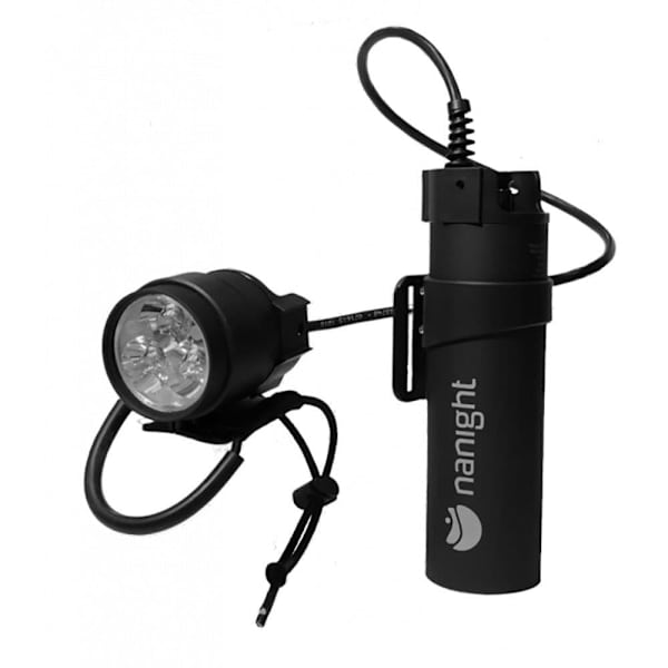 Nanight Lommelygte Tech 2 Charge Port Sort 4000 Lumens