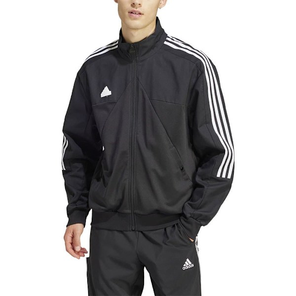 Adidas Träningsjacka Tiro Q1 Svart S / Regular Man