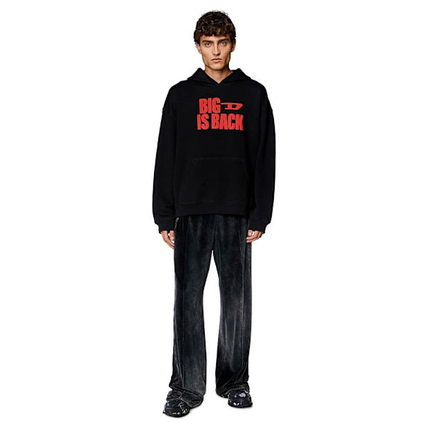 Diesel Sweatshirt Boxt N2 Sort XL Mand