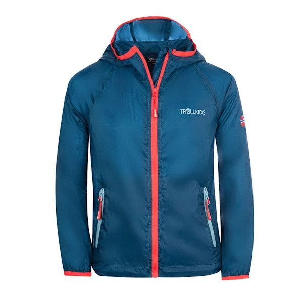 Trollkids Fjell Running Jacka Orange,Blå 140 cm Pojke
