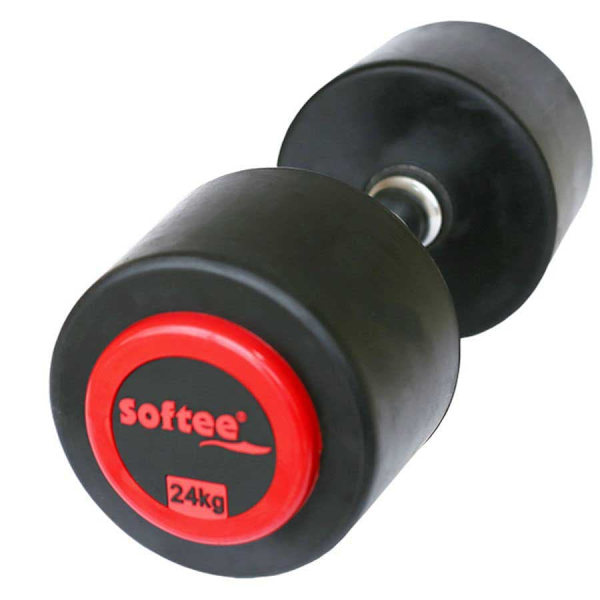 Softee Pro-sport Dumbbell 24kg Sort 24 kg