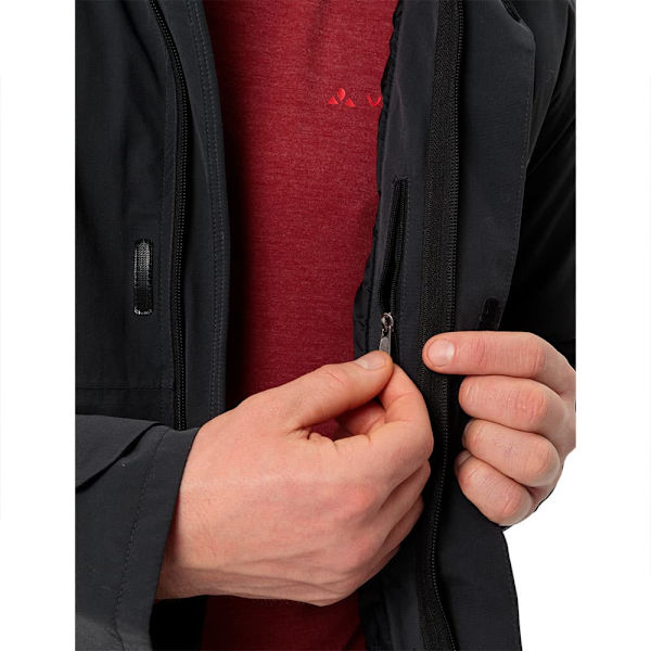 Vaude Idris Wool Ii Parka Svart S Man