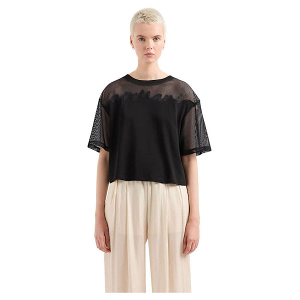 Armani Exchange 3dyt34 Lyhythihainen T-paita Ruskea XS Nainen
