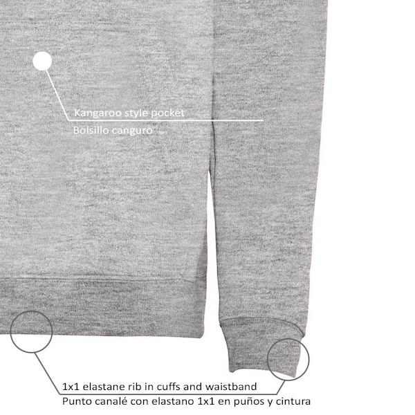 Kruskis Hættetrøje Problem Solution Smash Two-colour Grå 2XL Mand