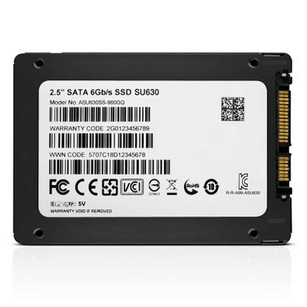Adata Kiintolevy Ssd Ultimate Su630 960gb Musta
