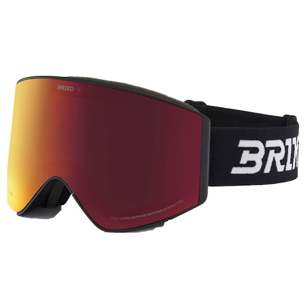 Briko Bufera Skibriller Sort Red Mirror/CAT2