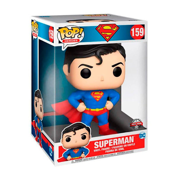 Funko Pop Dc Comics Superman Exclusive Chase 25 Cm Flerfärgad