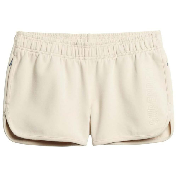 Superdry Sport Tech Racer Urheilushortsit Beige L Nainen