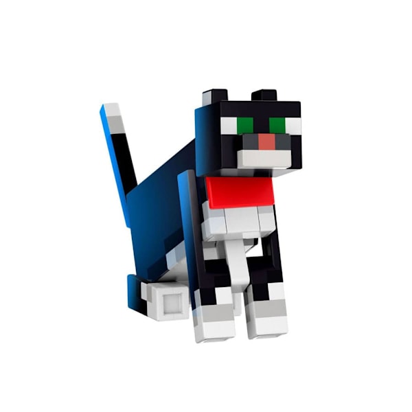 Mattel Games Minecraft Diamond Level Action Tuxedo Cat 14 Cm Figur