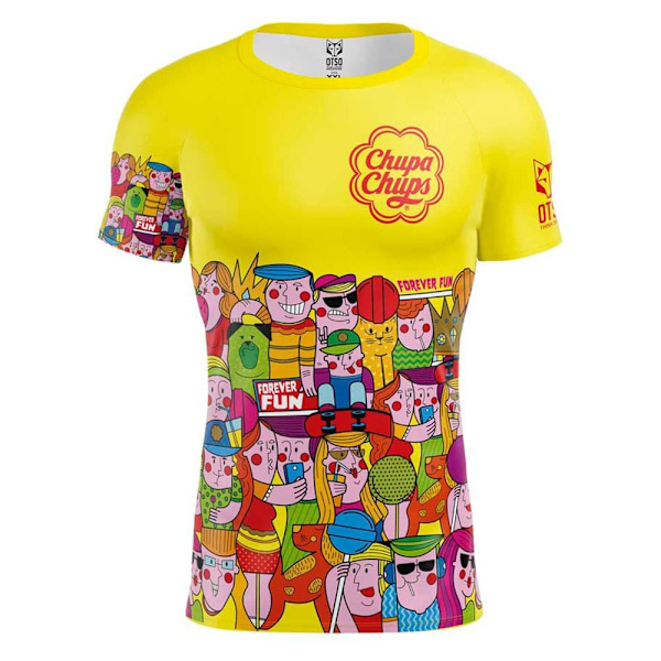 Otso Kortärmad T-shirt Chupa Chups Forever Fun Flerfärgad M Man