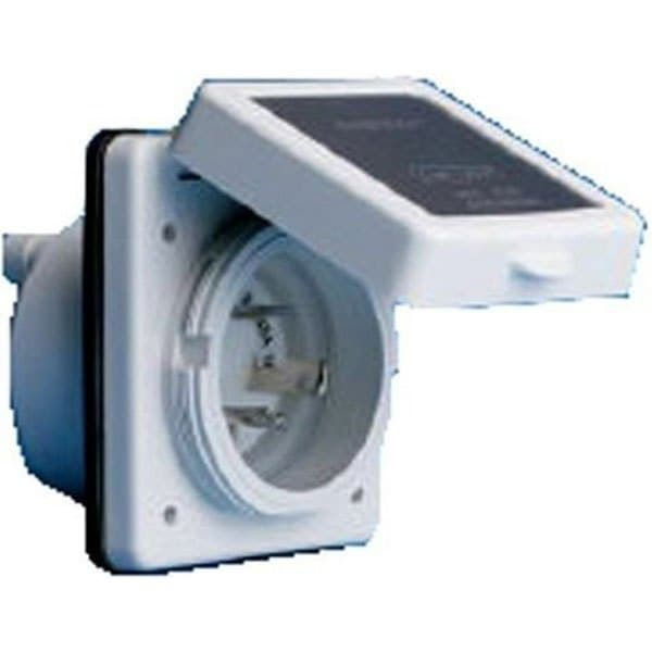 Marinco Polycarbonat Fatning 16a 220v Hvid