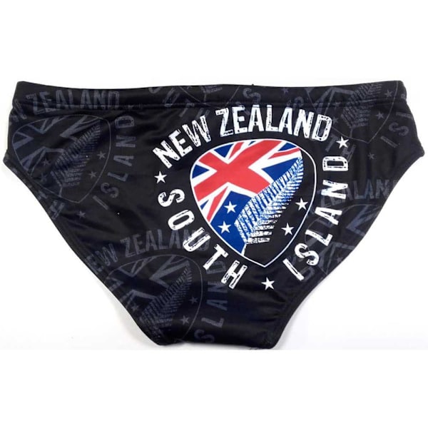 Turbo Simning Kalsonger New Zealand Shield Svart XL Man
