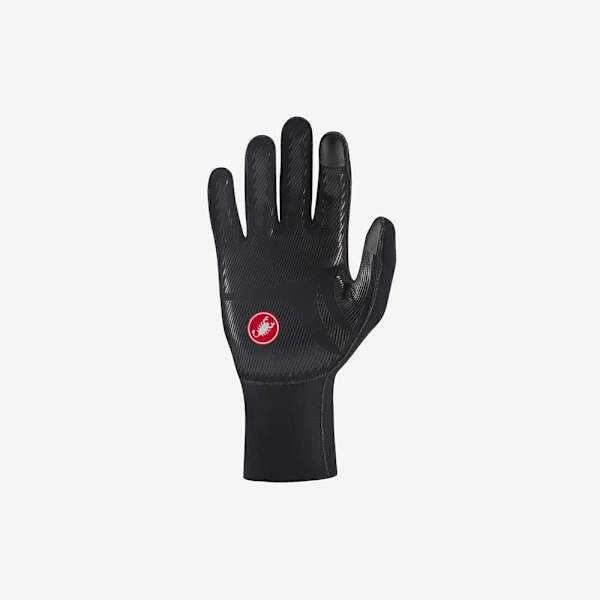 Castelli Lange Handsker Diluvio One Sort XL Mand