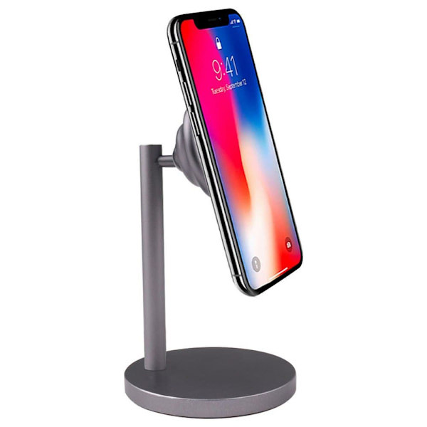 Celly Tuki Ghost Desk Magnetic Desktop Holder Harmaa