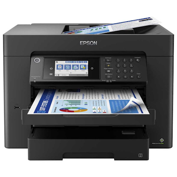 Epson Multifunktionsskrivare Workforce Wf-7840dtwf Svart One Size / EU Plug