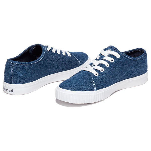 Timberland Skyla Bay Canvas Oxford Skor Blå EU 38 1/2 Kvinna