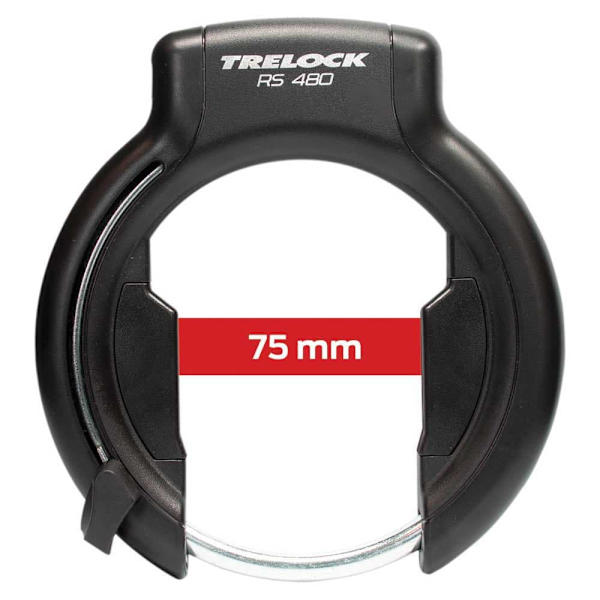 Trelock Kehyksen Lukitus Rs 480 Xl 75 Mm Musta
