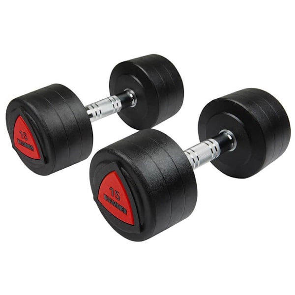 Finnlo Käsipaino 15kg 2 Yksiköitä Hopeinen 15 kg