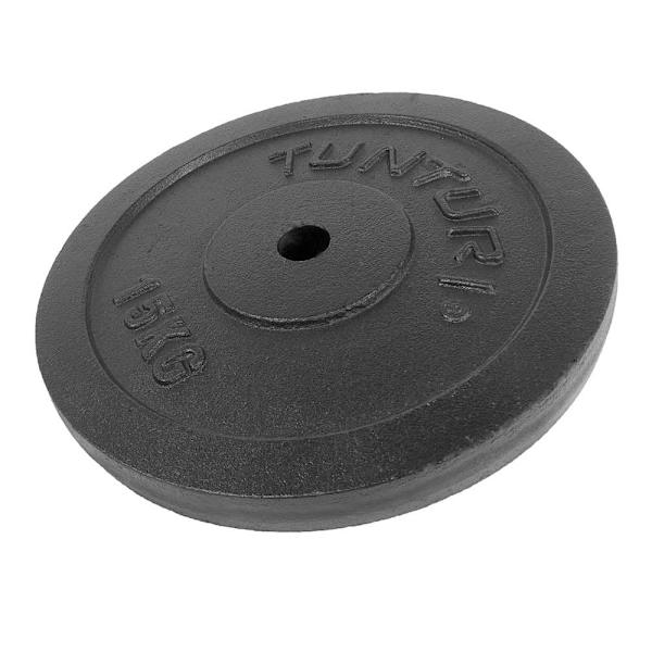 Tunturi Vægtplade 15kg Sort 15 kg