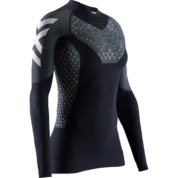 X-bionic Långärmad T-shirt Twyce 4.0 Run Svart XL Kvinna