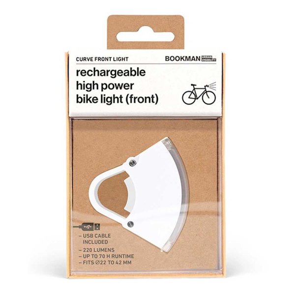 Bookman Framlykta Curve Led Usb Vit 200 Lumens
