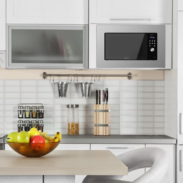 Cecotec Grandheat 2000 Built-in Steel Mikrobølgeovn Sort One Size / EU Plug