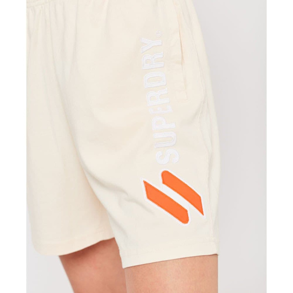 Superdry Shorts Code Sl Applique Boy Vit M Kvinna