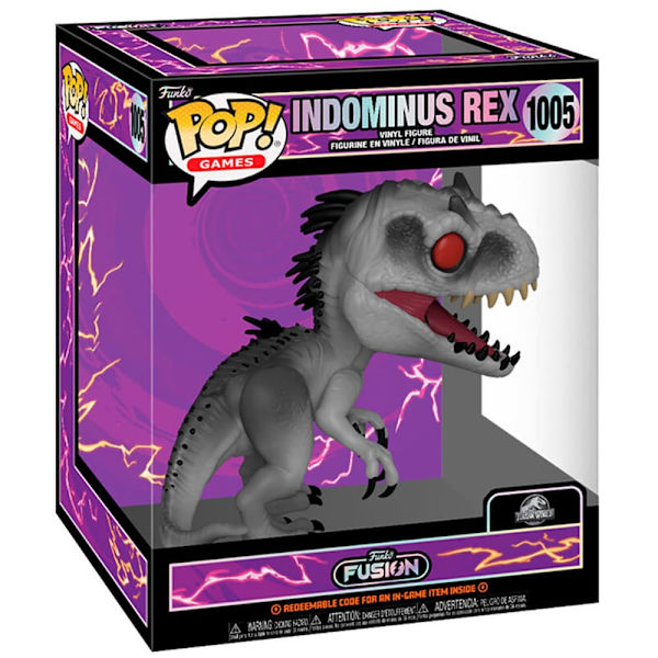 Funko Pop Funko Fusion Super Jurassic World Indominus Durchsichtig
