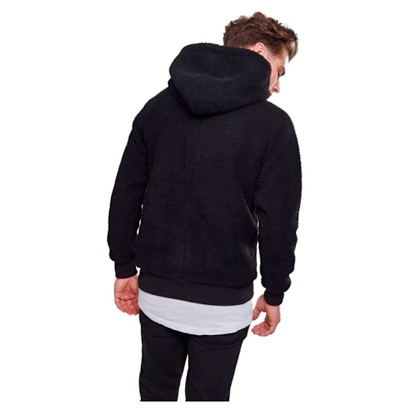 Urban Classics Sweatshirt Sherpa Sort M Mand