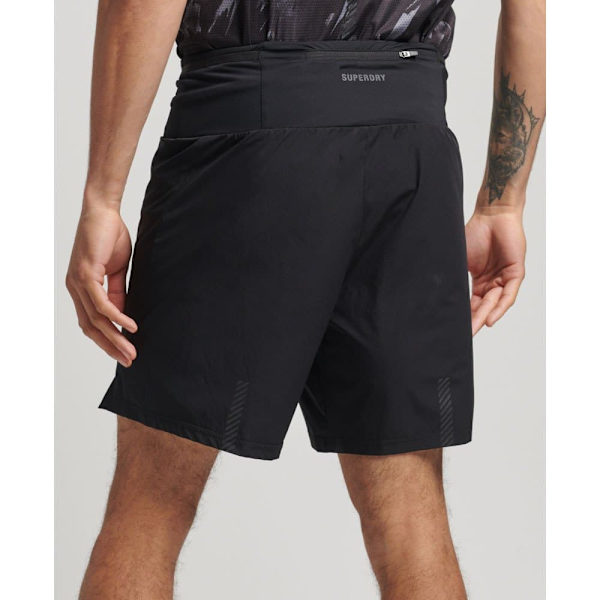 Superdry Shorts Run Premium Sort S Mand