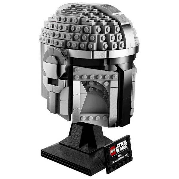 Lego Mandalorian Hjälm Grå