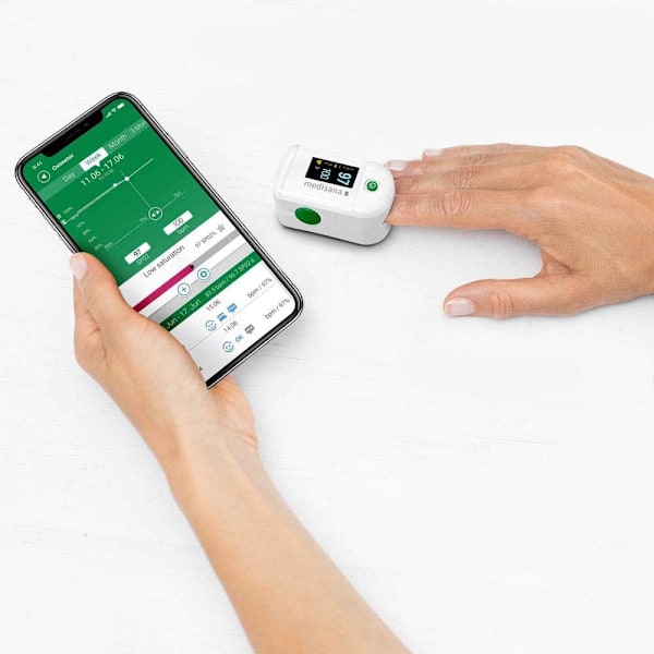 Medisana Pulssioksimetri Pm 100 Connect Kirkas