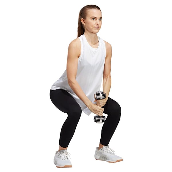 Adidas Ärmlös T-shirt Hiit Qb Vit M Kvinna