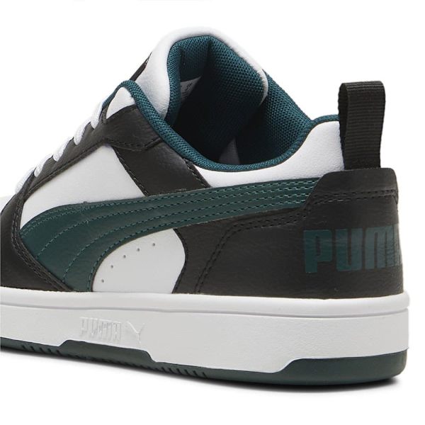 Puma Rebound V6 Lo Sko Hvid,Sort EU 38 Dreng