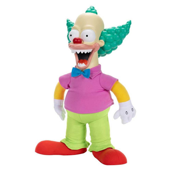 Jakks Pacific Krusty Med Kun Engelske Funktioner The Simpsons Bamse