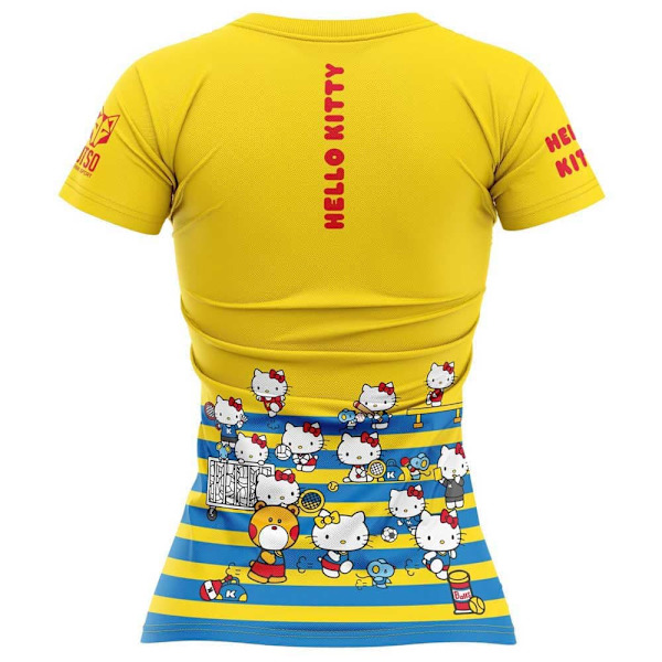 Otso Hello Kitty Sports Lyhythihainen T-paita Keltainen M Nainen