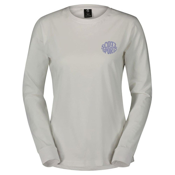 Scott 10 Graphic T-shirt Med Lång ärm Vit L Kvinna